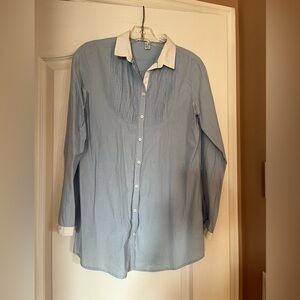 2 for $20 - Zara Kids Blue and White Blouse